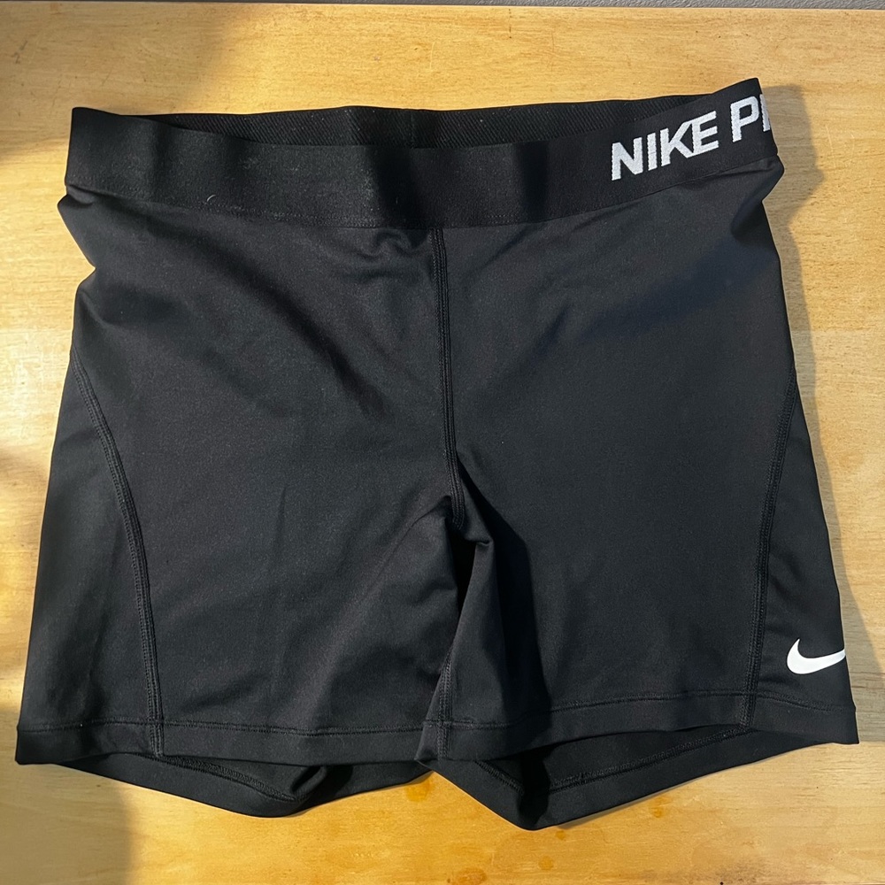 Black Nike Pro Dri-Fit 3” shorts